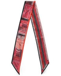 Lancel - Grand-Hotel Printed Silk Headband - Lyst