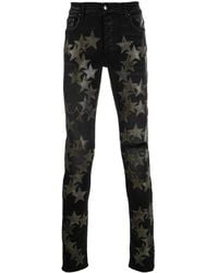 Amiri - Star-Patch Detail Skinny Jeans - Lyst