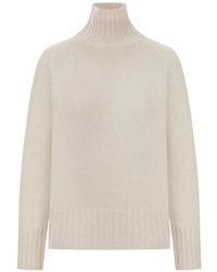 Max Mara - Ribbed-Knit Roll-Neck Sweater - Lyst