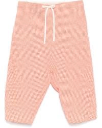 Forme D'expression - Gingham Check Pattern Pants - Lyst