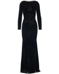 Nissa - Robe Longue À Dos Ouvert - Lyst