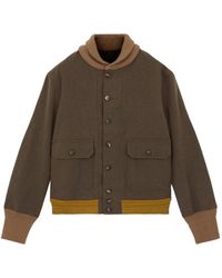Fortela - Regan Buttoned Pocket Bomber Jacket - Lyst