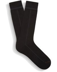 ZEGNA - Calzini Con Dettaglio A Righe - Lyst