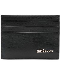 Kiton - Tarjetero con letras del logo - Lyst