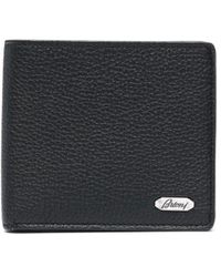 Brioni - Logo-plaque Leather Wallet - Lyst