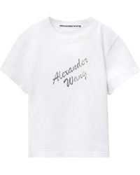 Alexander Wang - Shrunken T-Shirt - Lyst