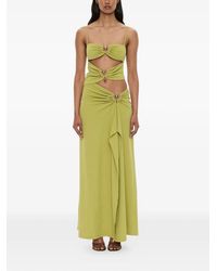 Christopher Esber - Orbit Ruched Cutout Long Dress - Lyst