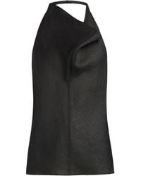 12 STOREEZ - Blusa con cuello halter - Lyst