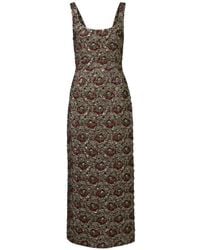 Jonathan Simkhai - Ravenna Floral-Print Midi Dress - Lyst