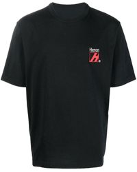 Heron Preston Multi Censored ロゴ Tシャツ - ブラック