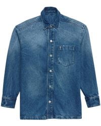 Ami Paris - Ami De Coeur Denim Jack - Lyst