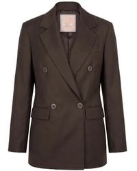 ANNAMARIAPALETTI - Double-Breasted Tailored Blazer - Lyst