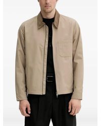 Samsøe & Samsøe - Corduroy-Collar Zip-Front Jacket - Lyst