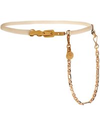 Etro - Pegaso-medallion Chain Leather Belt - Lyst