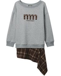 Mini Cream - Plaid Sweatshirt - Lyst