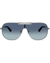 Versace - Greca-Detail Pilot-Frame Sunglasses - Lyst