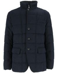 Fay - Quilted High-Neck Jacket - Lyst