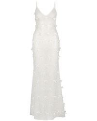 ATOIR - Genevieve Bow-Embellished Sequinned Maxi Dress - Lyst
