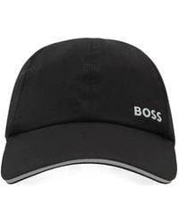 BOSS - Gorra con letras del logo - Lyst