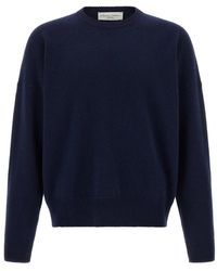 LARMERI STUDIO - Dropped-Shoulder Crew-Neck Sweater - Lyst