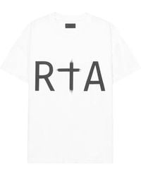 RTA - Liam Front-Logo T-Shirt - Lyst