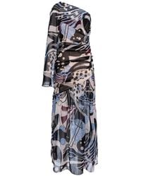 CuAnna - One-Shoulder Ruched Dress - Lyst