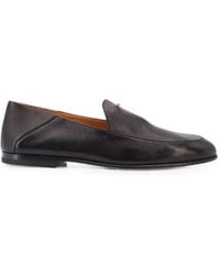 Tod's - Logo-Lettering Leather Loafers - Lyst