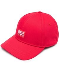 DIESEL - Corry-jacq Logo-embellished Cotton Baseball Cap - Lyst