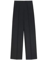 Marni - Wool Wide-Leg Trousers - Lyst