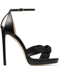 Jimmy Choo - Rosie 120mm Knotted Sandals - Lyst