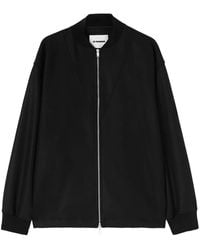 Jil Sander - Zip-Up Sweatshirt - Lyst