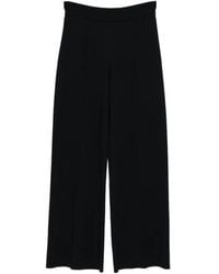 N.Peal Cashmere - Doublefaced Knit Trousers - Lyst