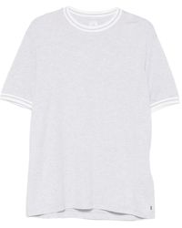 Eleventy - Camiseta Con Ribete En Punta - Lyst
