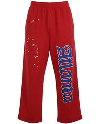 Sp5der - Atlanta-Print Track Pants - Lyst