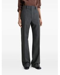 Lemaire - Front-Creased Tailored Trousers - Lyst