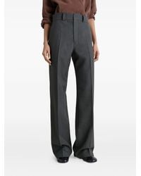 Lemaire - Front-Creased Tailored Trousers - Lyst