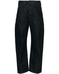 Lemaire - Jeans Crop A Vita Alta - Lyst