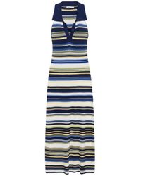 Jonathan Simkhai - Kerrin Chevron-Knit Midi Dress - Lyst