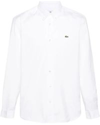 Lacoste - Overhemd Met Logopatch - Lyst