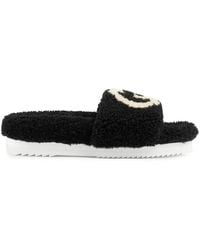 Gucci - Eileen Gg Faux-shearling Slides - Lyst