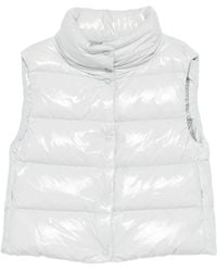 Herno - Quilted High-Neck Vest - Lyst
