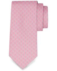 Ferragamo - Seahorse-Print Silk Tie - Lyst