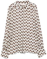 iBlues - Abstract-Print Long-Sleeve Shirt - Lyst