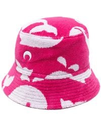 Marine Serre - Whale-print jacquard bucket hat - Lyst