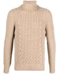 Drumohr - Cable-Knit Lambswool Jumper - Lyst