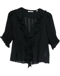 Doen - Henri Ruffled Blouse - Lyst