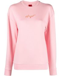 HUGO - Sweater Met Logoprint - Lyst