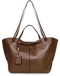 Max Mara - Double Nappa-Leather Shopper Bag - Lyst