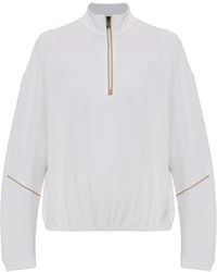 Bogner - Floria Zip Trim Sweatshirt - Lyst