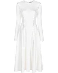 Nissa - Robe Ornée De Cristaux À Manches Longues - Lyst